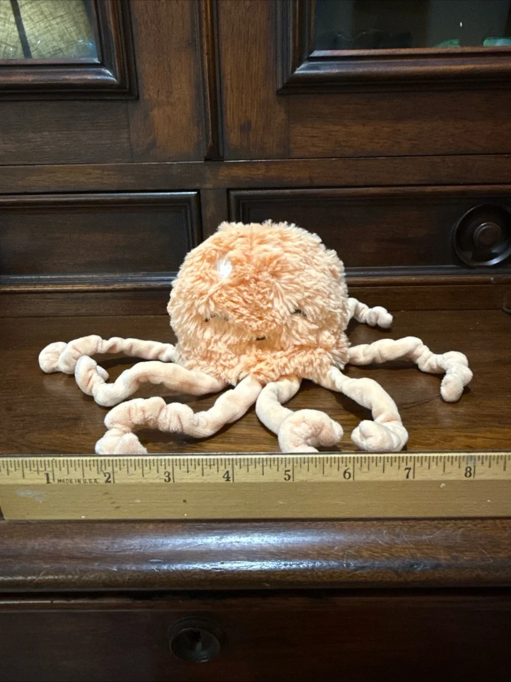 Slumberkins Mini Jellyfish Plush Toy Nectar Orange 7